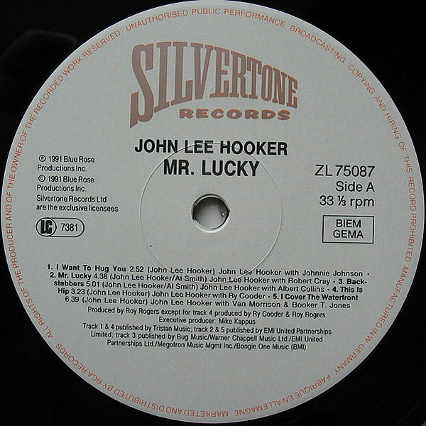 JOHN LEE HOOKER - Mr Lucky