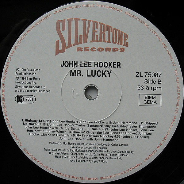 JOHN LEE HOOKER - Mr Lucky