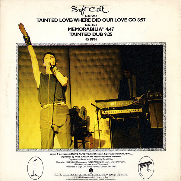 Soft Cell Tainted Love Where Did Our Love Go Sire