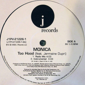 MONICA feat JERMAINE DUPRI – Too Hood