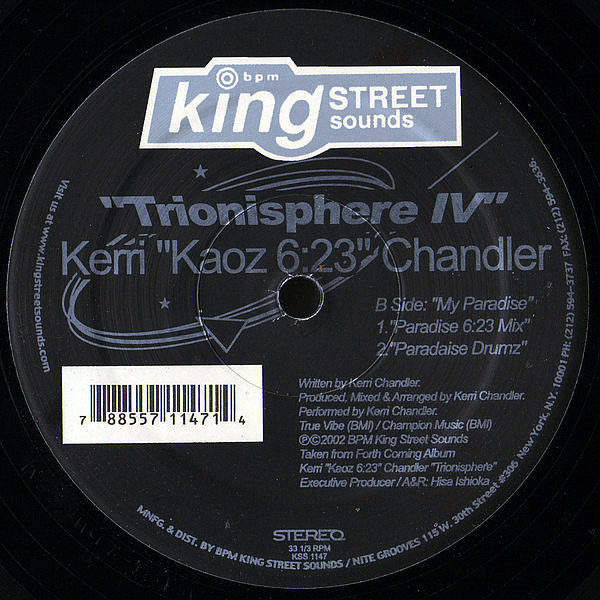 KERRI CHANDLER - Trionisphere IV - Image 3