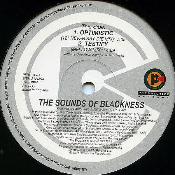 SOUND OF BLACKNESS - Testify/Optimistic The Remixes - Image 3