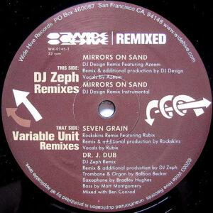 DJ ZEPH / VARIABLE UNIT – Remixes