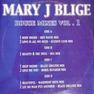 MARY J BLIGE – House Mixes Vol 1