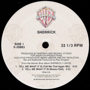 SHERRICK – Tell Me What It Is