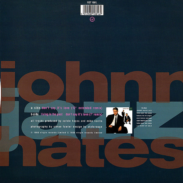 JOHNNY HATES JAZZ Don t Say It s Love Virgin