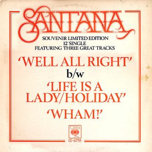 SANTANA - Well All Right ( Souvenir Limited 12" Edition )