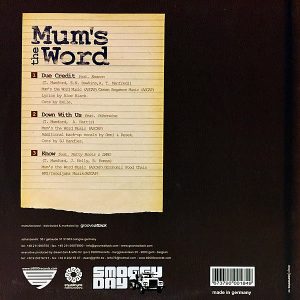 MUM’S THE WORD – Due Credit/Down With Us/Know