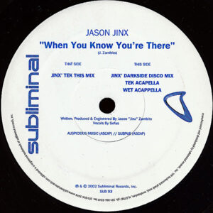 JASON JINX – When You Know You’re There